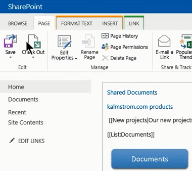 Image link in SharePoint
