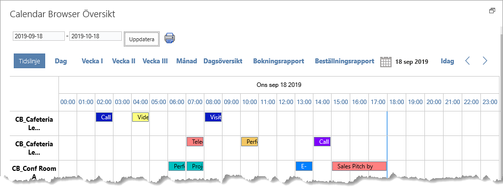 Calendar Browser for SharePoint