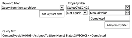 Web part selection