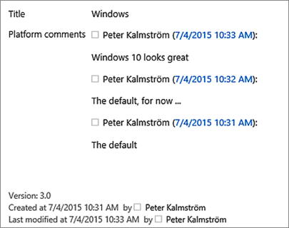 append changes text existing list sharepoint column button demo peter shows