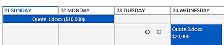 SharePoint Calendar view