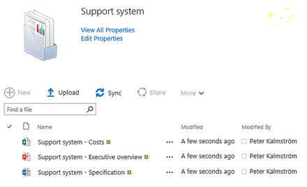 SharePoint document set