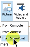 Insert image from SharePoint 