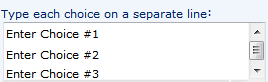 SharePoint Choice dropdown screenshot