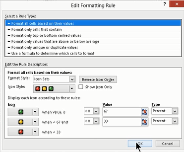 Excel Formatting Rules