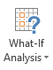 What-If-Analysis button