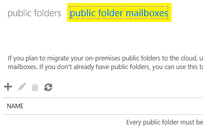 Create Exchange Online public folder, step 3