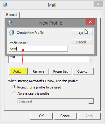 Add an Exchange Online public folder to a local Outlook, step 1