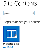 Promoted links app icon