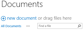 SharePoint 2013 Document Library add file options