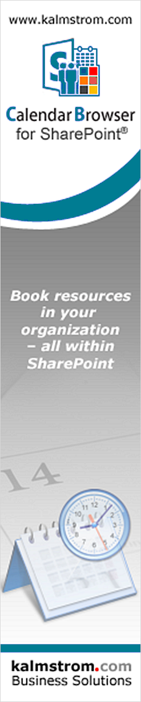 Calendar Browser for SharePoint banner
