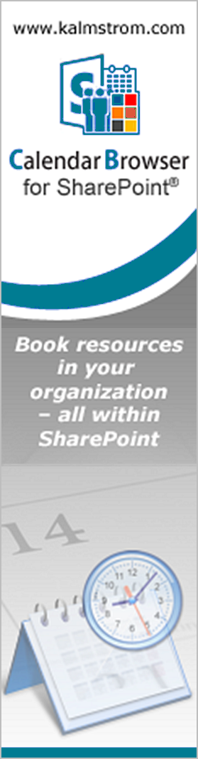 Calendar Browser for SharePoint banner