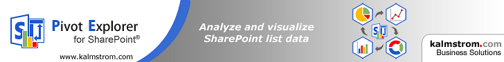 Pivot Explorer for SharePoint Lists, banner