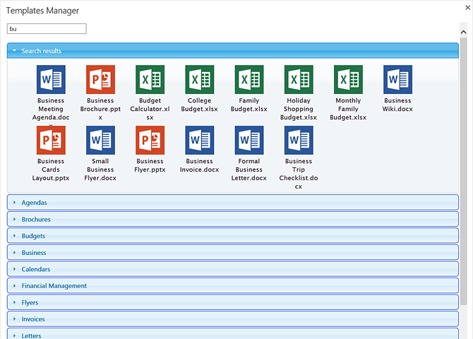 Template Manager